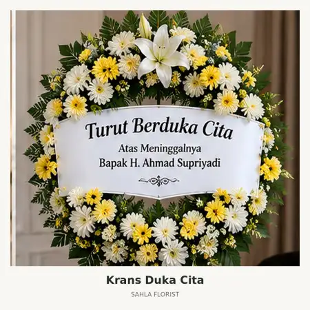 Krans Bunga Duka Lahat